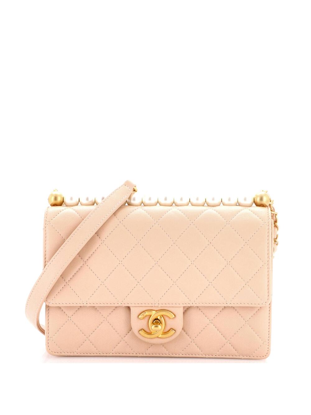 Chanel Chic Pearls Flap Bag Quilted #342996C45B